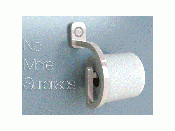 This smart toilet paper holder.