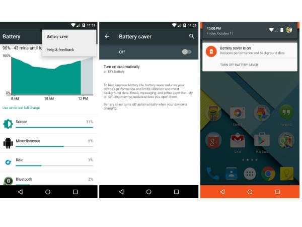 Battery changes