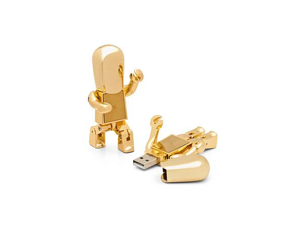Golden man pendrive