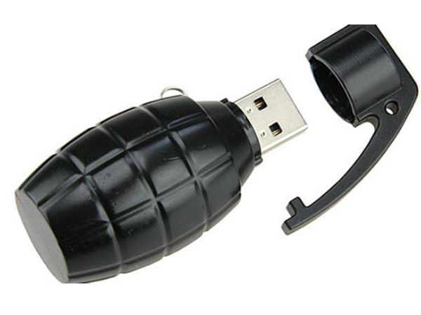 Grenade shape pendrive