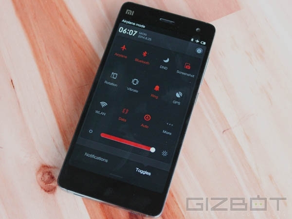 Screen option