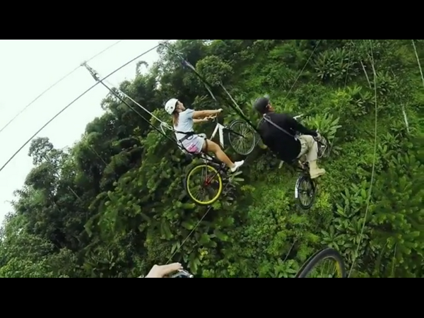 Aerial bike