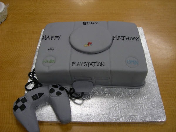 Sony playstaction cake