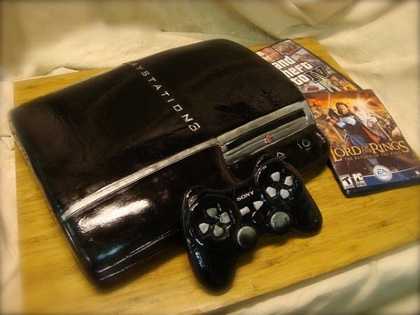 sony PlayStation cake