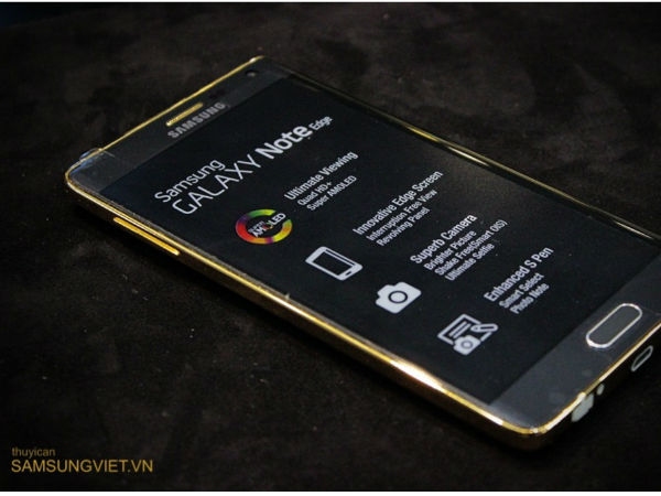 Gold plated Samsung Galaxy Note Edge