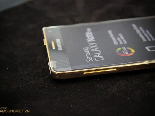 Gold plated Samsung Galaxy Note Edge
