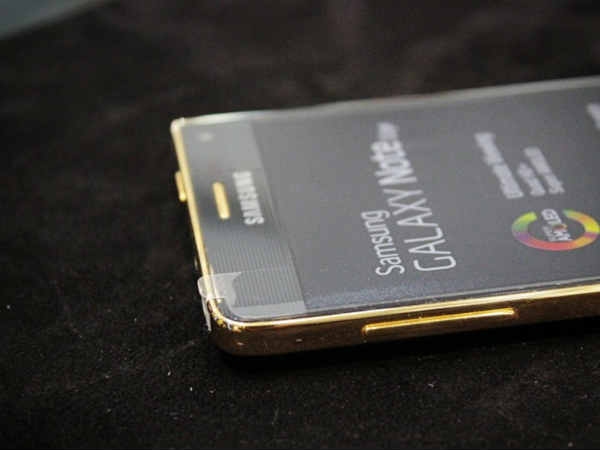 Gold plated Samsung Galaxy Note Edge