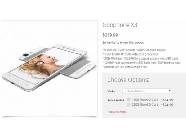 GooPhone X3