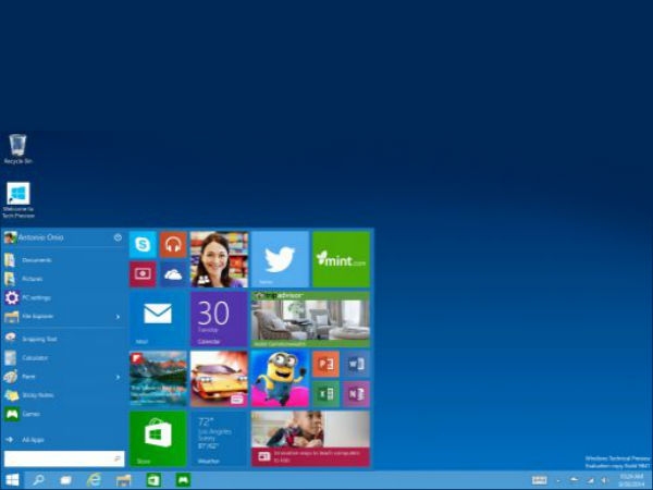 1. Start Menu Returns