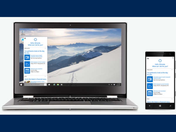 2. Cortana on Desktop