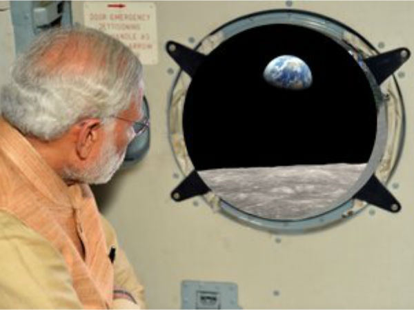 मोदी के चेन्नई हवाई दौरे की फोटो शॉप तस्वीरें..!