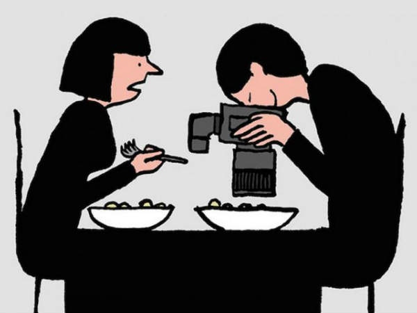 First photo then food