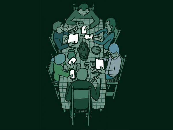 During Dinner