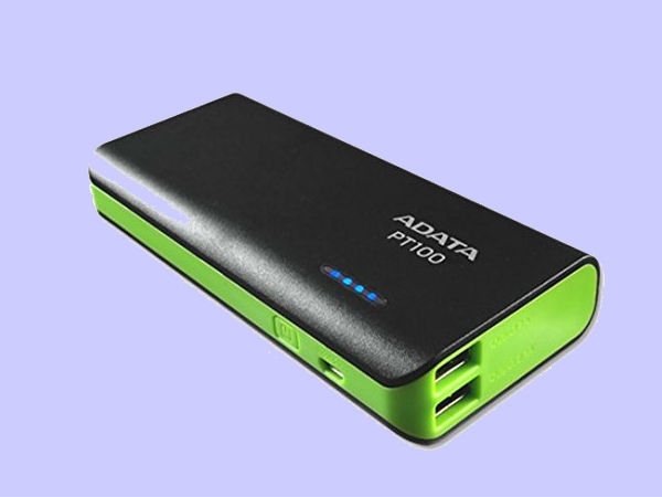 ADATA PT100 10000mAH पॉवर बैंक