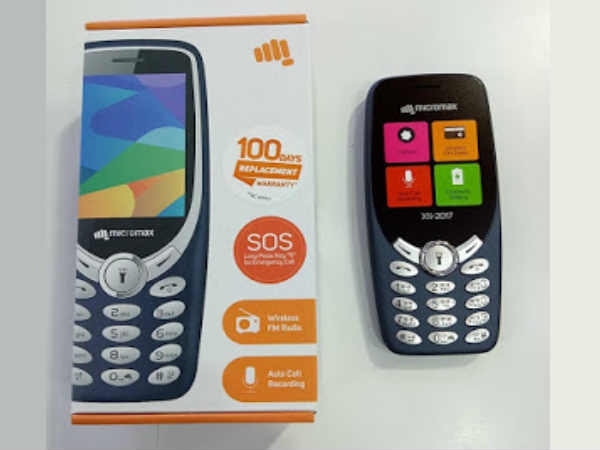 माइक्रोमैक्स ने उतारा नोकिया 3310 का क्लोन, डिट्टो हैं फीचर्स और कीमत आधी माइक्रोमैक्स ने उतारा नोकिया 3310 का क्लोन, डिट्टो हैं फीचर्स और कीमत आधी