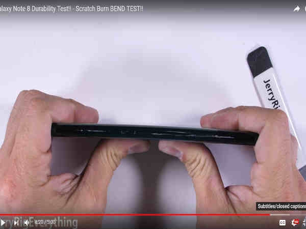Bend Test-