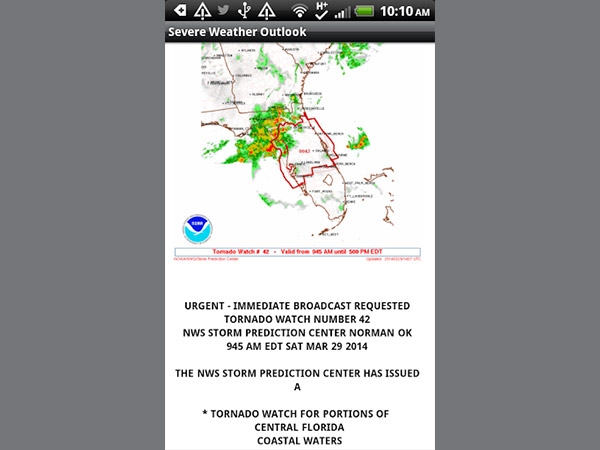 3- वेदर (Weather from NOAA Free)