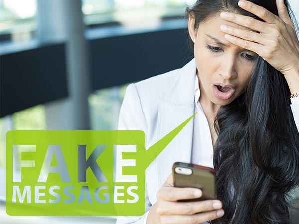Fake Messages पर भरोसा करना: