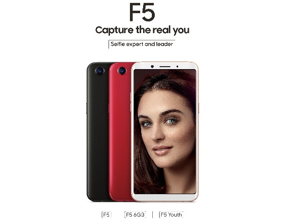 नए AI के साथ सेल्फी का गेम लेवल बढ़ाएगा Oppo F5 नए AI के साथ सेल्फी का गेम लेवल बढ़ाएगा Oppo F5