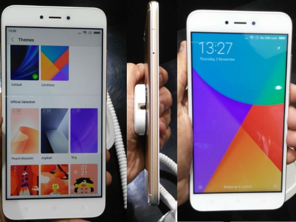 रेड्मी Y1 lite के स्पेसिफिकेशन