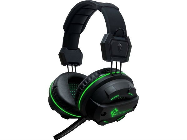 Dragon War GHS-003 On the Ear Headset (Black, Over the Ear) 44 परसेंट डिस्काउंट