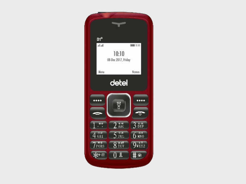 650mAh बैटरी के साथ 399 रुपए में Detel D1+ लॉन्च 650mAh बैटरी के साथ 399 रुपए में Detel D1+ लॉन्च