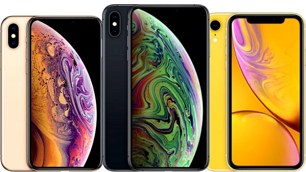 1) Apple iPhone XS and iPhone XS Max
