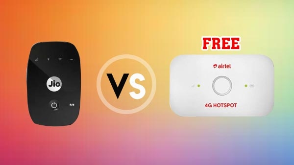 Jio को पछाड़ने के लिए एयरटेल का नया प्लान, यूजर्स को फ्री मिलेगा Airtel 4G Hotspot Jio को पछाड़ने के लिए एयरटेल का नया प्लान, यूजर्स को फ्री मिलेगा Airtel 4G Hotspot