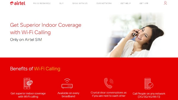 Airtel VoWiFi: अब हर ब्रॉडबैंड से होगी वीडियो और ऑडियो कॉलिंग Airtel VoWiFi: अब हर ब्रॉडबैंड से होगी वीडियो और ऑडियो कॉलिंग