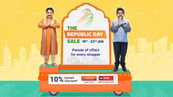 Flipkart Republic Day Sale 2020 की हुई शुरू, हर चीज पर भरपूर डिस्काउंट और ऑफर्स Flipkart Republic Day Sale 2020 की हुई शुरू, हर चीज पर भरपूर डिस्काउंट और ऑफर्स