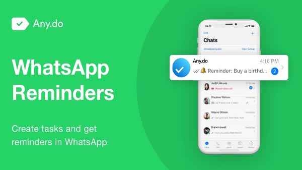 Reminder feature will come in WhatsApp