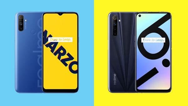 Realme 6i and Realme Narzo 10A की बिक्री, बहुत सारे ऑफर्स से भरपूर Realme 6i and Realme Narzo 10A की बिक्री, बहुत सारे ऑफर्स से भरपूर