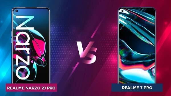 Realme Narzo 20 Pro vs Realme 7 Pro: डिस्प्ले और प्रोसेसर
