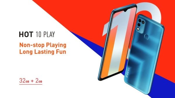 Infinix Hot 10 Play: 6000 mAh बैटरी वाला सस्ता फोन हुआ लॉन्च Infinix Hot 10 Play: 6000 mAh बैटरी वाला सस्ता फोन हुआ लॉन्च