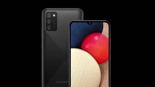 Samsung Galaxy M02s का बैक कैमरा सेटअप