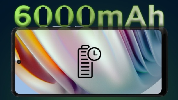6000 mAh बैटरी के साथ 20W चार्जिंग