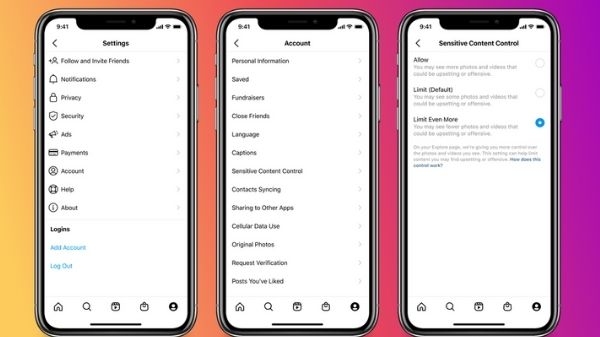 Instagram ला रहा है एक नया फीचर, सेंसिटिव कंटेंट को करेगा कंट्रोल Instagram ला रहा है एक नया फीचर, सेंसिटिव कंटेंट को करेगा कंट्रोल