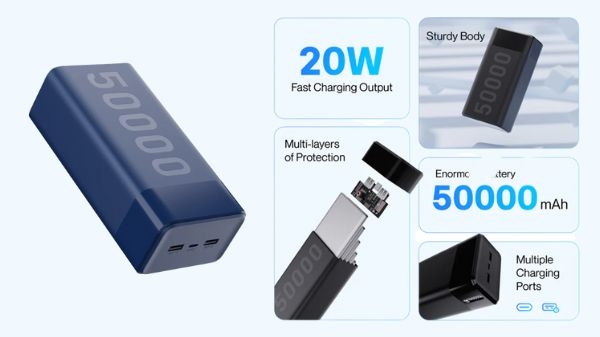 मार्केट में आ गया है 50000mAh वाला पावर बैंक मार्केट में आ गया है 50000mAh वाला पावर बैंक