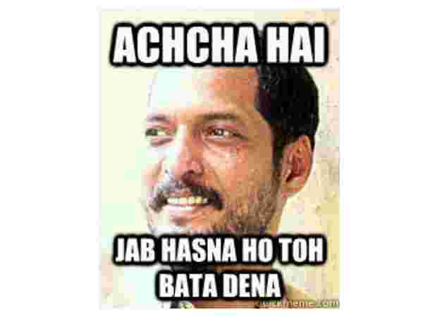 Nana Patekar Funny Memes Hindi Gizbot कर भला तो हो भला|naam is a manifestation of human spirit in response to the outbreak. nana patekar funny memes hindi gizbot